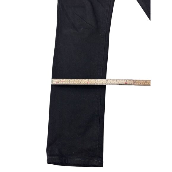 Madewell Curvy High-Rise Skinny Jeans Black Denim Size 29T - Picture 7 of 15